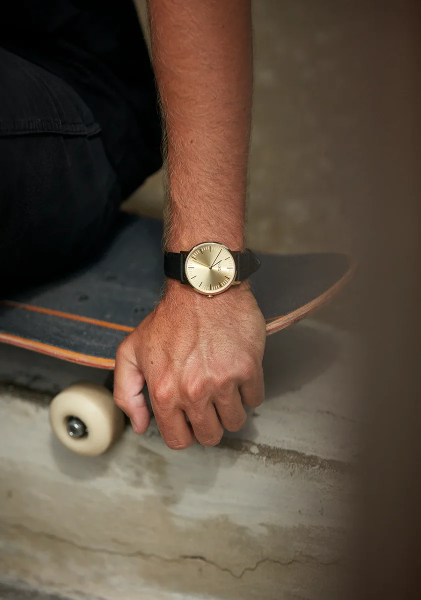 Porter Leather - Oro rosa / Negro - Imagen 6