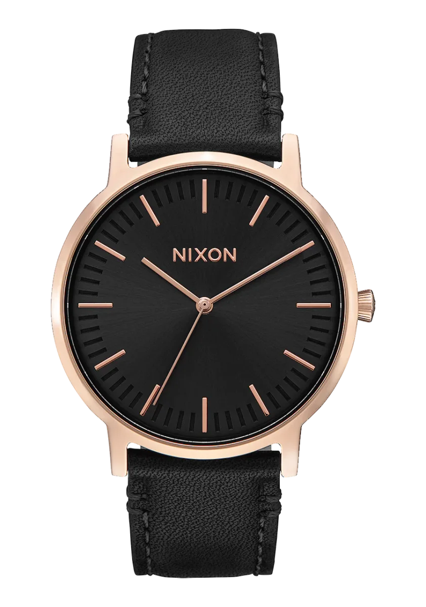 Porter Leather - Oro rosa / Negro - Imagen 2