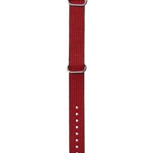 20mm Nylon #TIDE One Piece Band - Rojo/negro