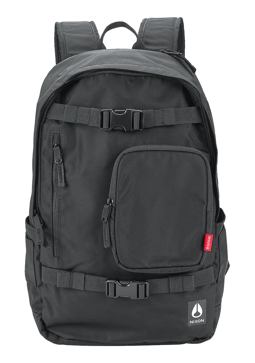 Mochila Smith de nailon totalmente negra