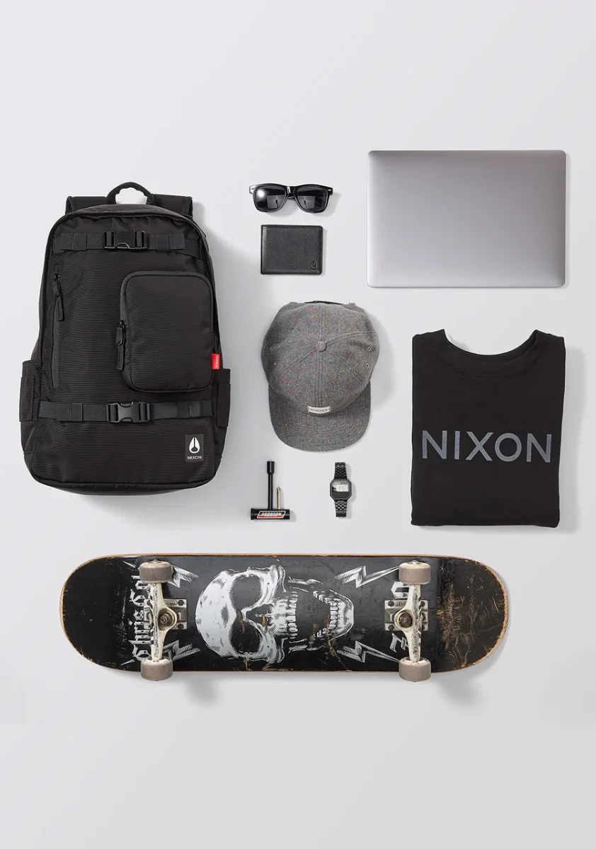 Mochila Smith de nailon totalmente negra - Imagen 7