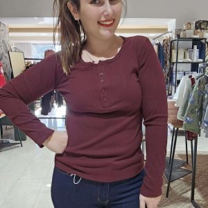 CAMISETA BASIC BOTONES