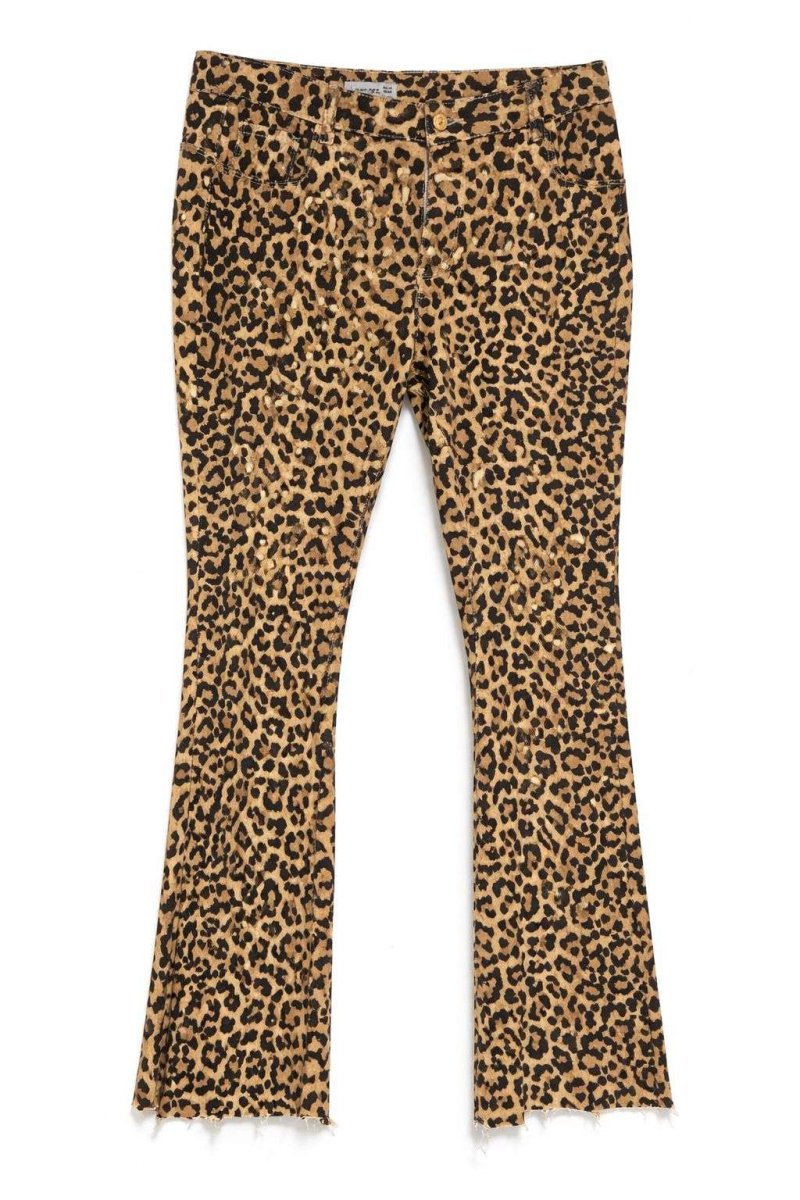 Pantalón Flared Animal Print - Imagen 3