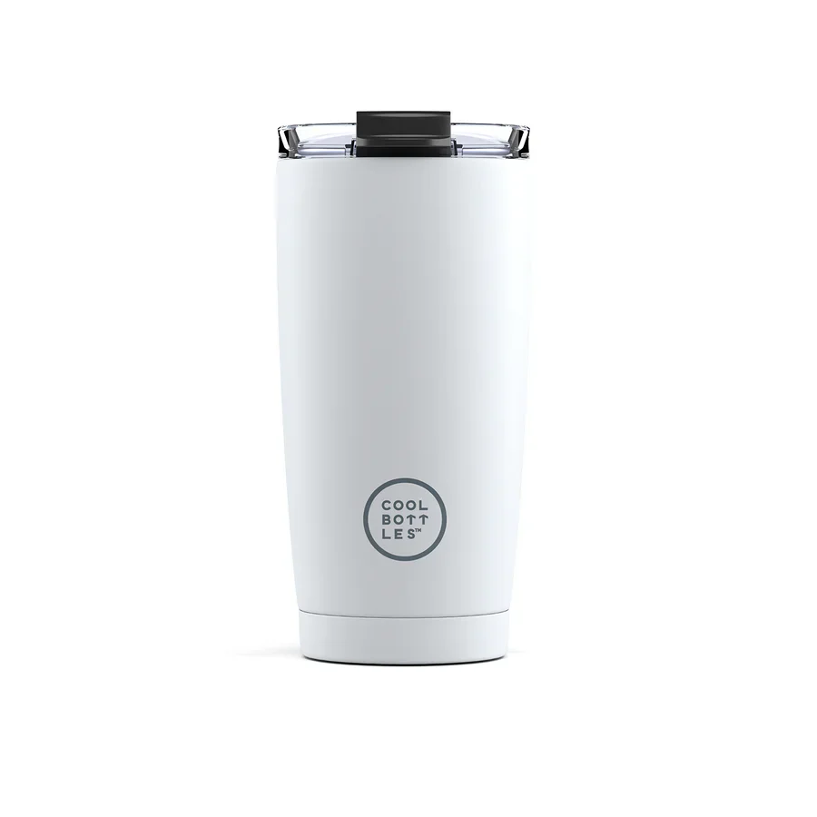 COOL BOTTLES THE TUMBLERS - VASO DE ACERO INOXIDABLE 550 ML MONO WHITE